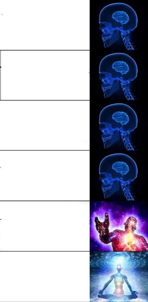 galaxy brain stages Blank Template - Imgflip