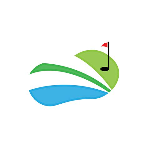 Golf Logo Design, Design Vector Golf Ball And Golf Club Tournament ...