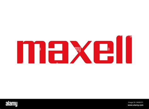 Maxell, Logo, White background Stock Photo - Alamy