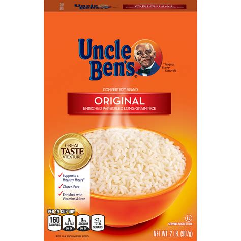 Uncle Ben's Original Enriched Parboiled Long Grain Rice, 2 lb - Walmart.com