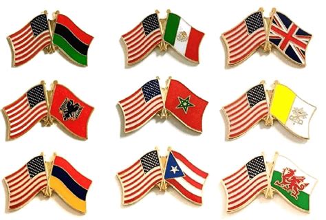 World Flag Lapel Pins - Friendship| World Flags Direct