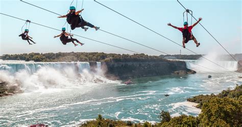 Niagara Falls, Canada: Night Illumination Zip Line to Falls | GetYourGuide