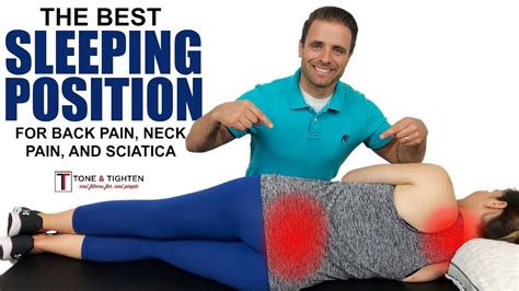 The best sleeping position for back pain, neck pain, and sciatica ...