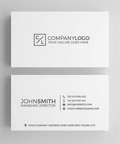 Minimal Modern Business Card Design - Graphic Templates | Corporate business card design ...