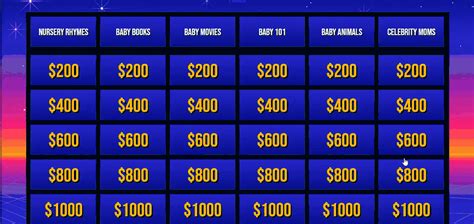 Baby Jeopardy With Answer Key - Learn How To Play