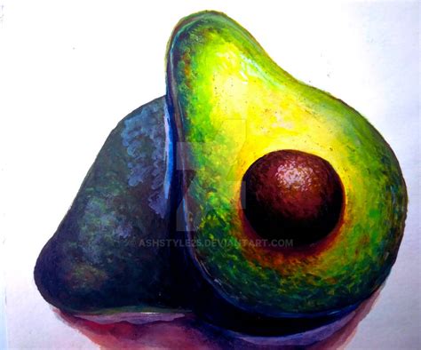 Avocado Art by ASHSTYLE25 on DeviantArt