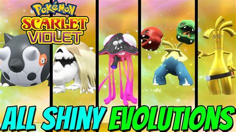 ALL NEW SHINY POKEMON Evolutions in Pokemon Scarlet & Violet - YouTube