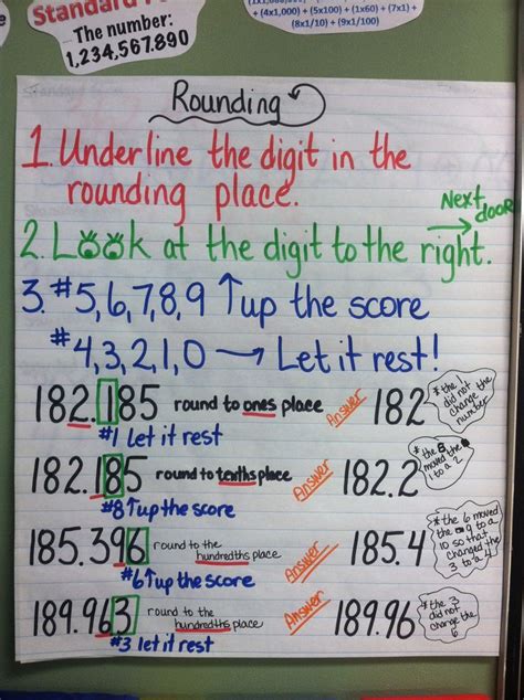 106 best Rounding images on Pinterest | Fourth grade, Rounding numbers and Rounding rules