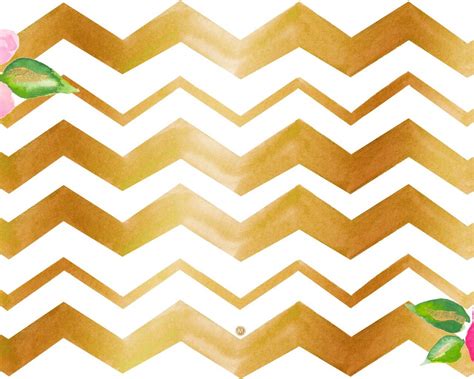 Download Elegant Golden Zigzag Preppy PFP Wallpaper | Wallpapers.com