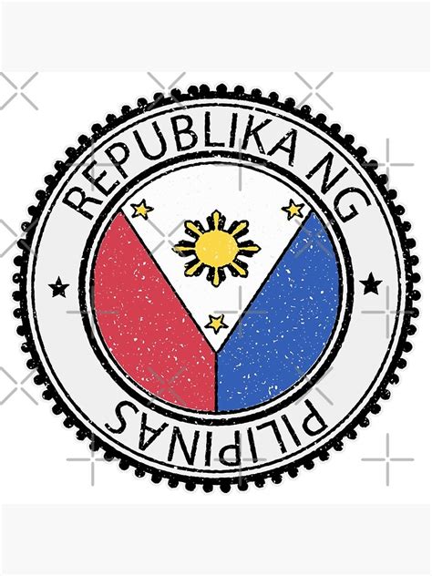 "Republika ng Pilipinas" Metal Print for Sale by kayve | Redbubble