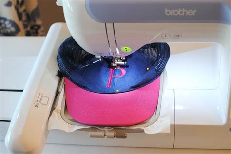 How To: Machine Embroidery on Hats | Machine embroidery, Used embroidery machines, Hat ...