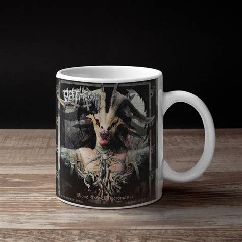 Belphegor Band Coffee Mug, Belphegor Blood Magick Necromance Cover Artwork Mug – Metal Merch T ...