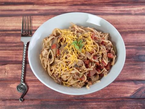 One-Skillet Spaghetti Recipe | CDKitchen.com