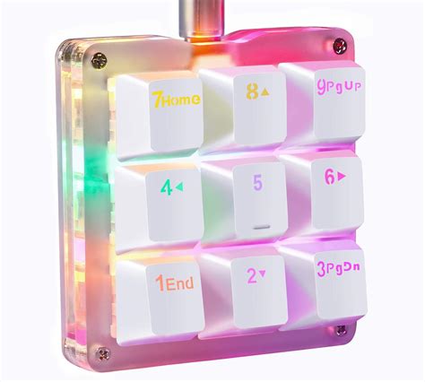 Amazon.com: Koolertron One Handed Macro Mechanical Keyboard, RGB LED Backlit Portable Mini One ...