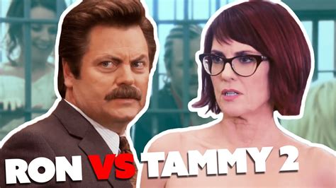 Ron Swanson VS Tammy Two | Parks and Recreation | Comedy Bites - YouTube