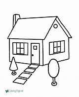 House Coloring Pages sketch template