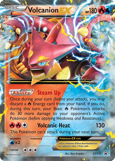 Volcanion-EX XY173 (XY Black Star Promos 2013) Pokemon Card