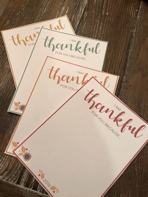 The I am Thankful For You Tradition {Free Printable} - 24/7 Moms