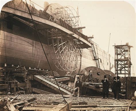 Ocean Superliners: The Great Eastern under construction. I've touched ...