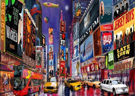 Times Square New York City Framed Art Print On by GothamCityPrints