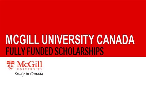 McGill University Scholarships 2024