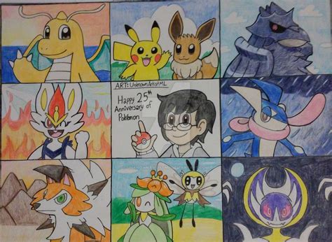 Happy 25th Anniversary of Pokemon by UnknownArtistML on DeviantArt