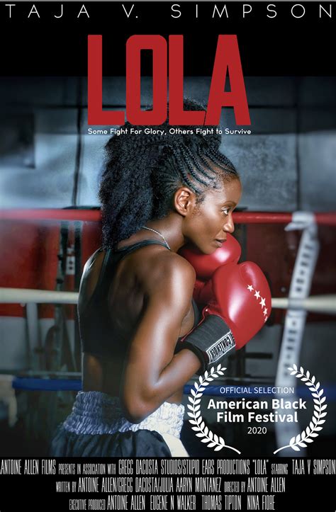 Female Boxing Movie ‘LOLA’ Gets Accepted into the 2020 American Black Film Festival ...