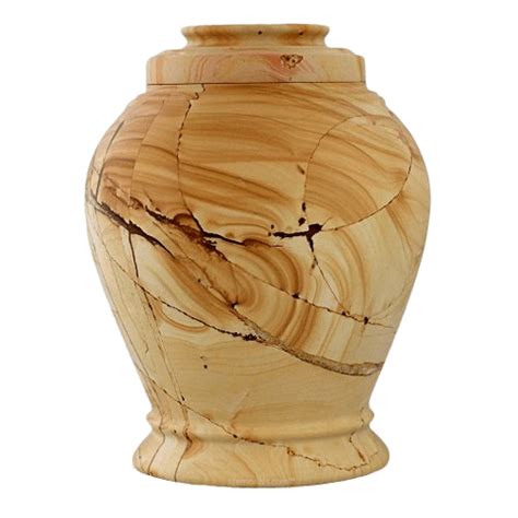 Infinity Teak Cremation Urn