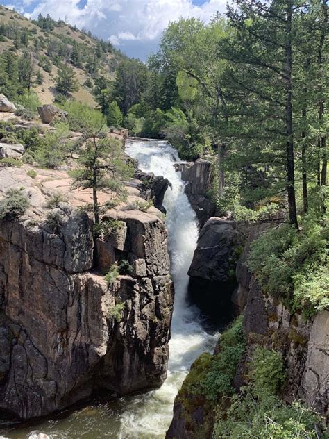 Shell Falls - A Powerful Waterfall in the Bighorn Mountains