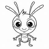 Cricket Insect Coloring Page sketch template