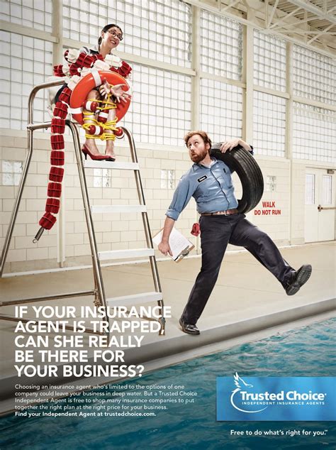 Trusted Choice: Risky Business - In deep | Ads of the World™ Creative Advertising, Advertising ...