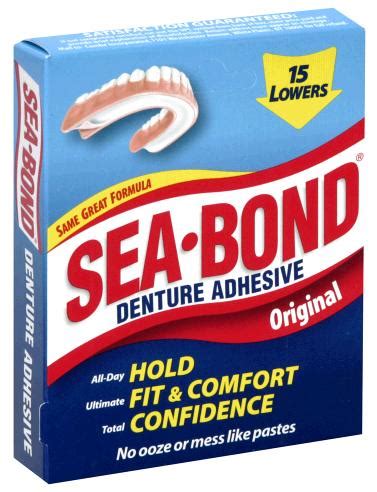 Sea-Bond Denture Adhesive Original Lowers 15