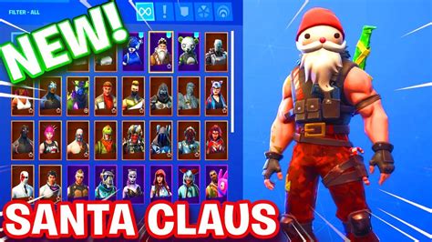 NEW Fortnite CHRISTMAS SANTA CLAUS SKIN UNLOCKED! - SGT. WINTER STAGE 2 ...