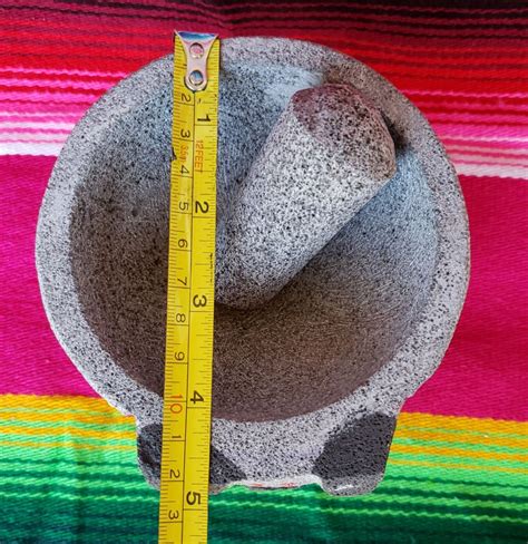 Mexican Molcajete With Stone Molcajete - Etsy