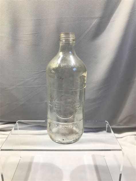 Pepsi Bottle Clear Antique Soda Bottle Vintage Pepsicola - Etsy