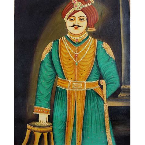 Maharaja King Portrait Canvas Painting