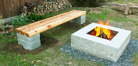 Wood Working Project: Fire Pit Bench DIY