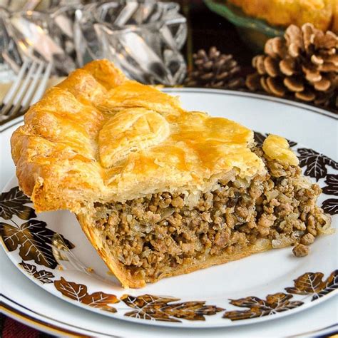 Christmas Tourtière. Traditional French meat pie. A Christmas Eve must!