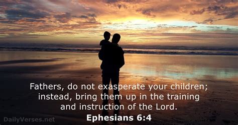 Ephesians 6:4 - Bible verse - DailyVerses.net