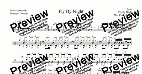 Fly By Night - Rush - Download Sheet Music PDF file