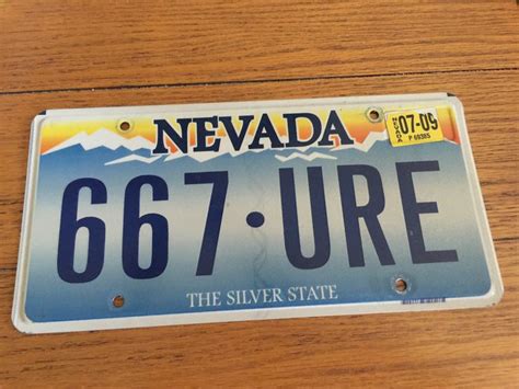 Nevada Standard Issue | License plate, Novelty sign, Plates