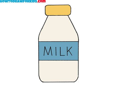 How to Draw Milk - Easy Drawing Tutorial For Kids | Milk drawing, Drawing tutorial easy, Drawing ...