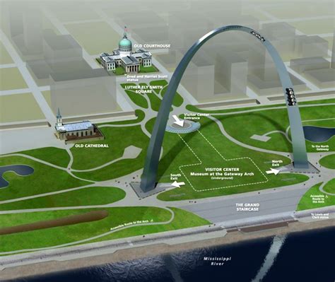 Map of Gateway Arch - Park JunkiePark Junkie