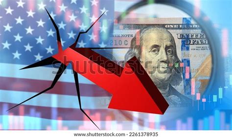 Down Arrow Breaking American Flag Us Stock Illustration 2261378935 | Shutterstock