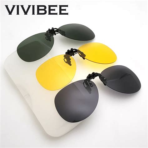 Rimless Round Flip up Clip on Oversized Men Polarized Clip Sunglasses Aviation Polarised Big ...