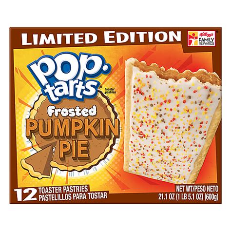 Kellogg's Pop-Tarts Pumpkin Pie 21.1oz | Toaster Pastries & Breakfast Bars | Roth's