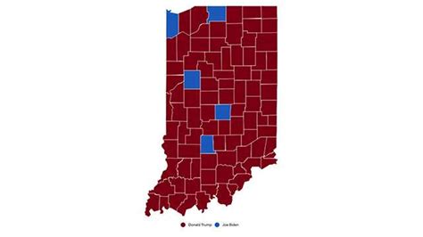 Indiana Election Results 2020: Maps show how state voted for president