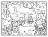 Western Wagon Coloring Pages sketch template