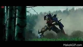Transformers Revenge of The Fallen Forest Fight Scene and Optimus Prime ...