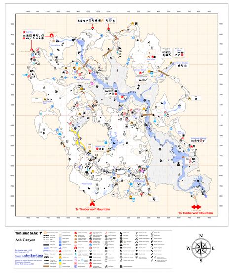 Region Maps and Transition Zones - The Long Dark - Guide Stash